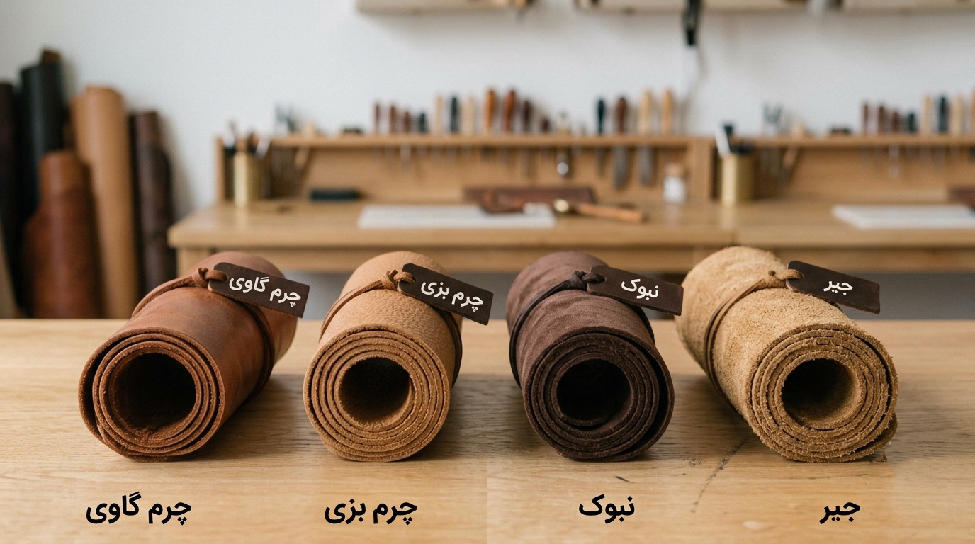 انواع چرم مورد استفاده در کفش