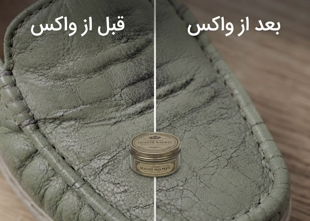 تاثیر واکس روی سلامت کفش چرم